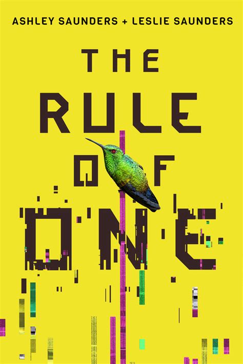 The answer is a resounding yes. 'The Rule of One': We've got the cover reveal and an ...