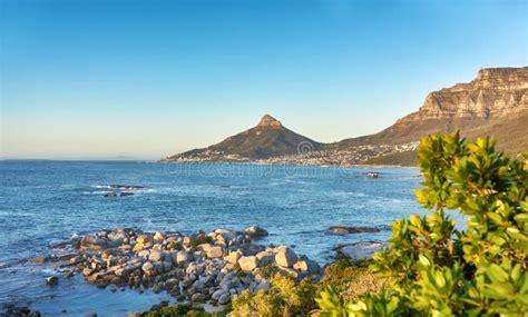 A Coastal Beach Along Lions Head And Table Mountain In Cape Town South