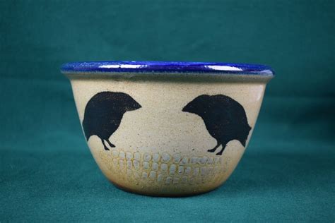 monroe salt works of maine mixing bowl crow pattern beautiful bowl mixing bowl it works