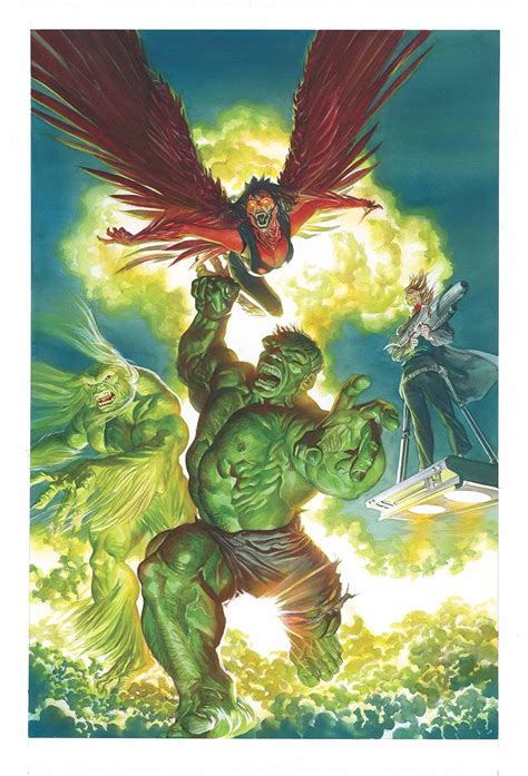 Take A Look At Alex Ross Cover To Immortal Hulk 50 Finale