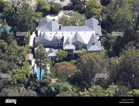 The Brentwood California Home Of Movie Star Harrison Ford Stock Photo
