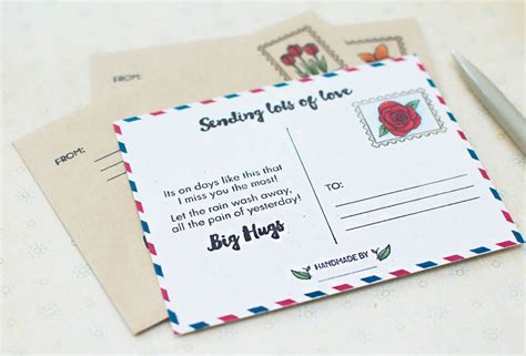 How To Video Diy Postcard And Personalized Envelope Ideas