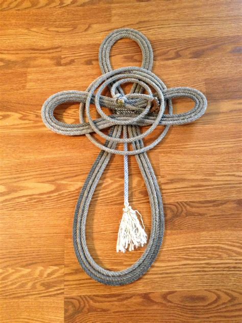 Lariat Cross Takes One Whole Rope Easy To Make And Great T