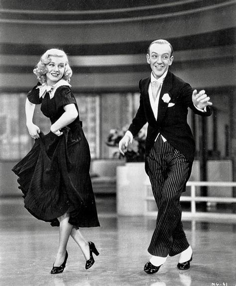 Ginger Rogers Fred Astaire Swing Time 1936 Bailar Tap Viejo