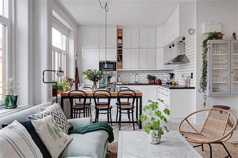 How To Decorate A Small Living Room Kitchen Combo