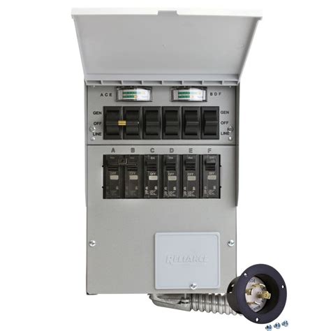 30 Amp 7500 Watt 6 Circuit Indoor Transfer Switch Kit Diy Home