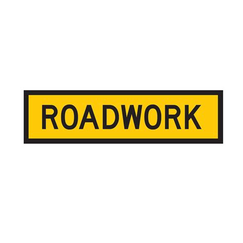 Road Work Sign 2 Sizes Corflute Safety Xpress