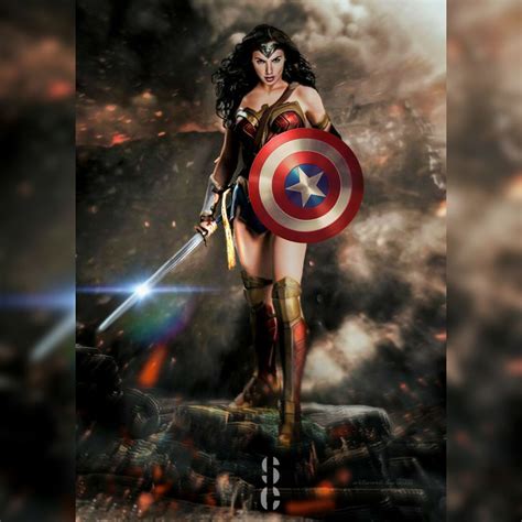Marvel N Dc Marvel Superheroes Wonder Woman Avengers Fanfic Marvel And Dc Crossover Captain