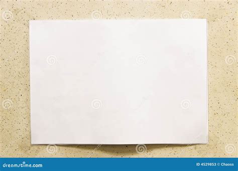Paper On A Wall Stock Image Image Of White Wall Note 4529853