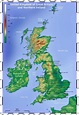 La gran bretagna mappe - Una mappa della gran Bretagna (Europa del Nord ...