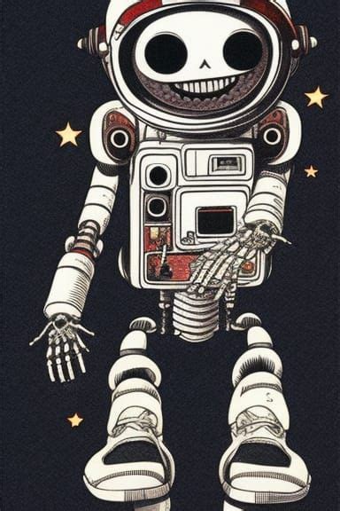 By Junji Ito Katsuhiro Otomo Sci Fi Retro Comic Tiny Cute Skeleton