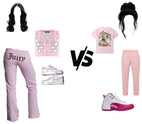 Girly Girl Vs Tomboy Outfit Shoplook