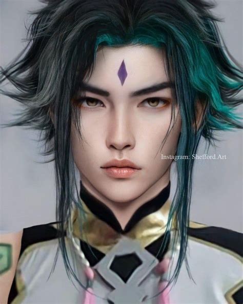 Realistic Xiao Photoshop And Artbreeder 💙 Genshinimpact Realistic