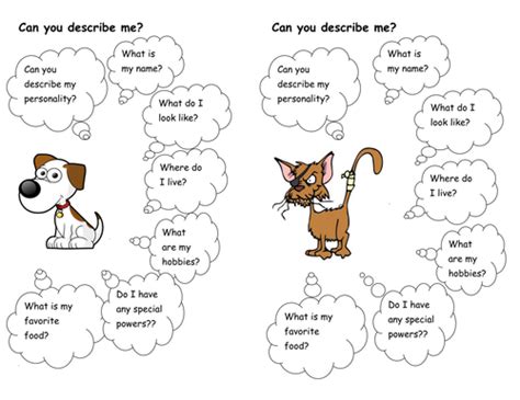 Character Description Ks1 By Mrmale Teaching Resources Tes