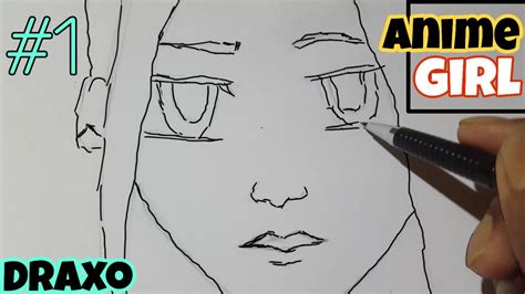 Easy Anime Girl Drawing Perfect Outline Tutorial For Beginners Part 1