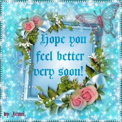 In bed is no fun indeed, so wish who's unwell a speedy recovery with our warm and beautiful get well soon wishes messages and get well soon animated gif send beautiful flowers to say get well real soon with this best app. feel better blingee - Google Search | Get well flowers ...
