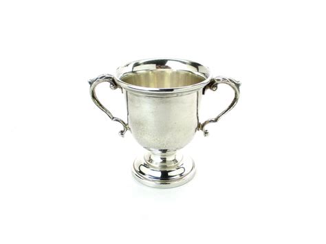 © sander van der borch/acea. Miniature Sterling Silver Loving Cup or Unengraved Trophy ...