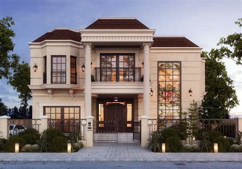 Unique architecture and space layout. Modern Villa Design in Dubai | House Designs in Dubai | DAT