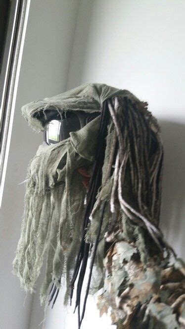 The use of masks dates back to the farthest antiquity. My completed predator mask with veil | Predator mask ...