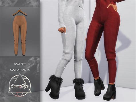 Ava Set Sweatpants By Camuflaje From Tsr • Sims 4 Downloads
