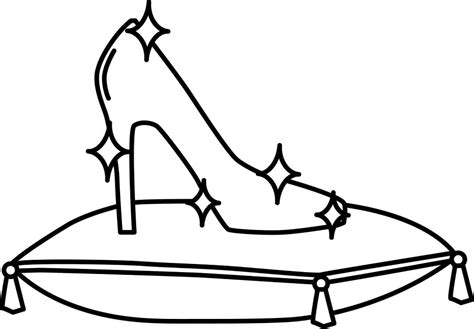 update 151 cinderella slipper coloring page super hot vn