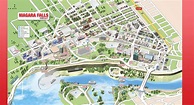 Map Of Niagara Falls Hotels - Living Room Design 2020