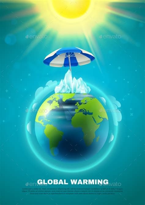 Global Warming Poster By Macrovector Graphicriver