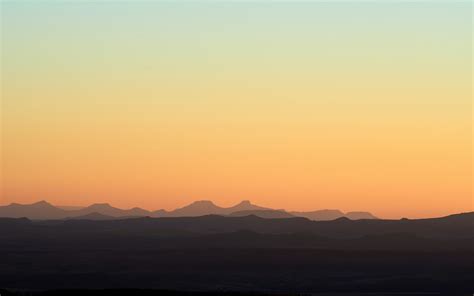 Download Wallpaper 3840x2400 Hills Mountains Sunset Sky Distance 4k