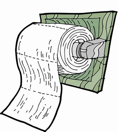 Tissue Clip Clipart Roll Tissues Paper Cartoon