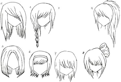 Hair is a very complex subject to draw, because it's like a substance that can take many shapes and forms. Female Anime Hair 2 by alicewolfnas on DeviantArt