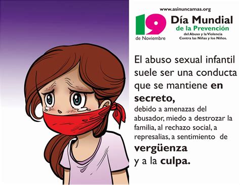 abuso sexual infantil nunca más 19 días de activismo para la prevención del abuso y la