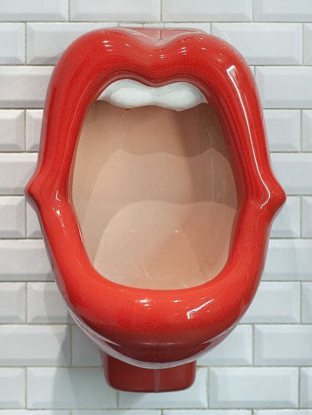 Special Shape Big Red Mouth Urinal Red Lip Personality 55 Off