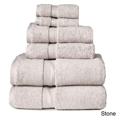 Superior Collection Luxurious 900 Gsm Egyptian Cotton 6 Piece Towel Set