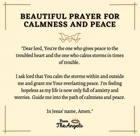 9 Strong Prayers For Inner Peace And Calm Help From God