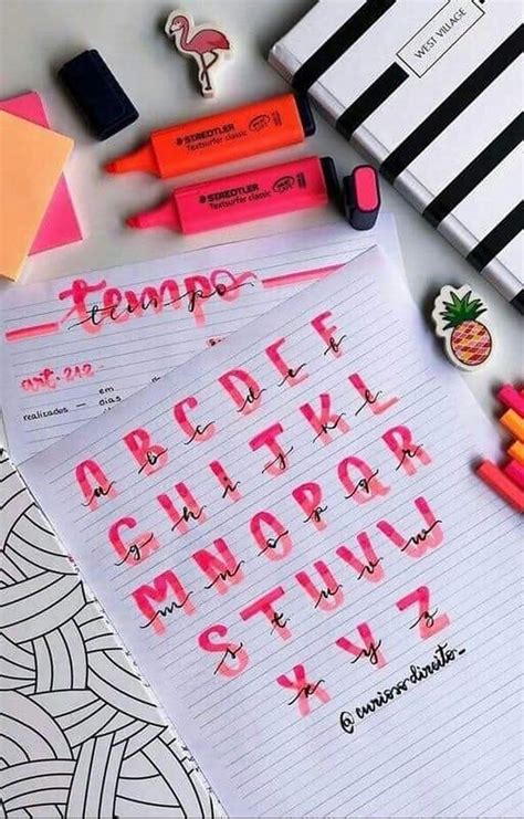 Letras Bonitas Para Cuadernos