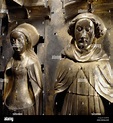 Richard II (King of England 1377-1399) & Queen Anne of Bohemia bronze ...