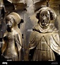 Richard II (King of England 1377-1399) & Queen Anne of Bohemia bronze ...