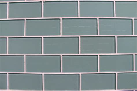 Sample Color Swatch Of Seaside Aqua Blue Gray 3x6 Glass Subway Tiles For Kitchen Backsplash Tub