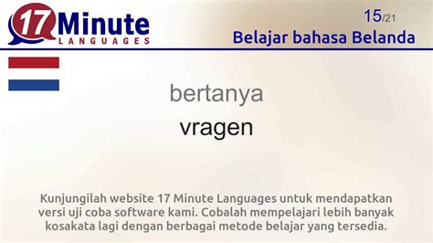 Belajar Bahasa Belanda Bagian 2 Youtube