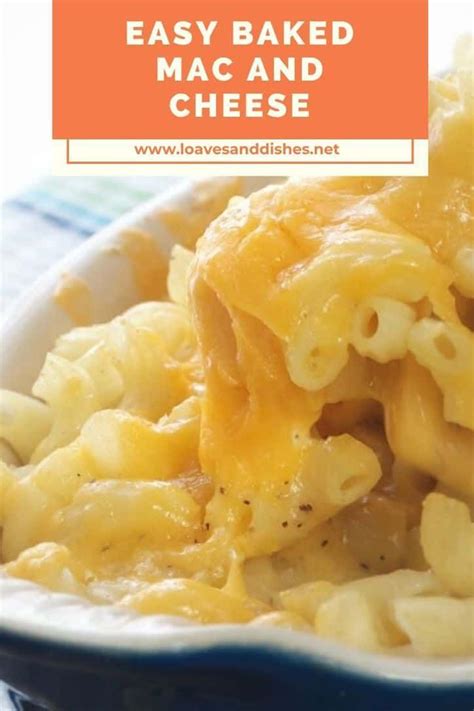 Whisk the egg and milk together in a large cup. Easy Baked Mac and Cheese • Loaves and Dishes | Dinner ...