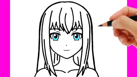 How To Draw Anime Girl Easy Anime Drawing How To Draw Anime Girl