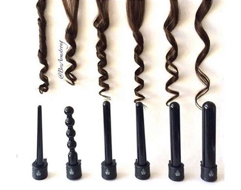 Curling Wand Sizes Different Curls Hair And Nails Hair Waves