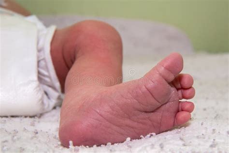 Photo Of Newborn Baby Feet Stock Photo Image Of Closed 131184816