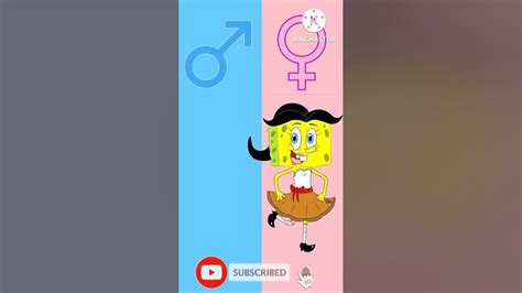 Spongebob Gender Swap Edit Bob Esponja Cambio De Genero Shorts Youtube