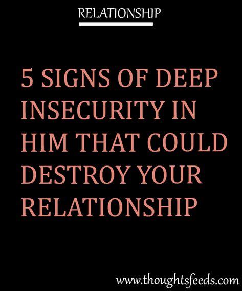 5 Signs Of Deep Insecurity In Him That Could Destroy Your Relationship