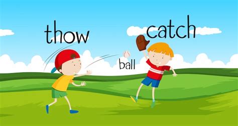 Playing Catch Clip Art