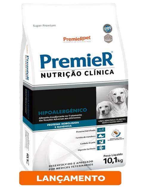 Aviário Mediato Cães Premier Nutrição Clínica Hipoalergênica