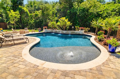 Freeform Pool Designs Mckinney Frisco Dallas Swimming Pool And Hot