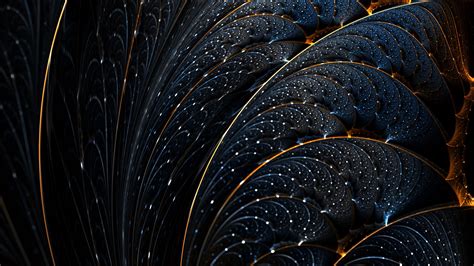 Dark Fractal Structure Shine Hd Trippy Wallpapers Hd Wallpapers Id