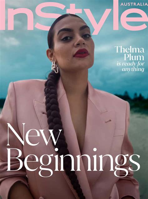 Instyle Australia Launches First Issue Featuring Thelma Plum On The Cover